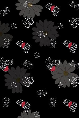 朦胧花卉印花华亿平台图片