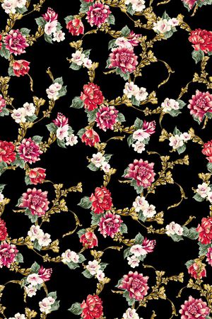 郁金香印花华亿平台图片