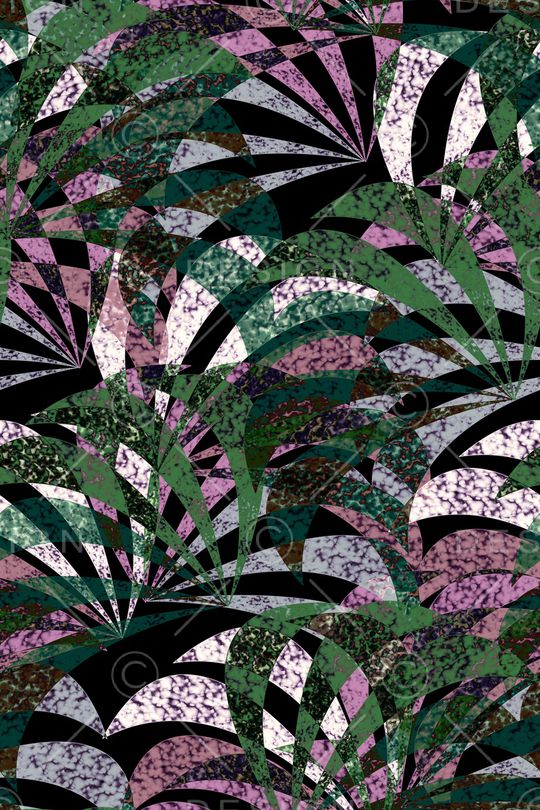 抽象男装印花华亿平台图片