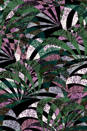 抽象男装印花华亿平台图片