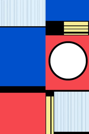 几何印花华亿平台图片