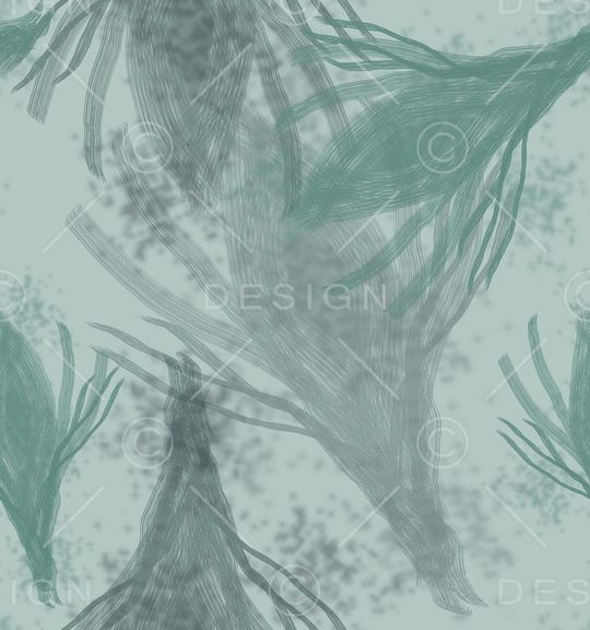 绿植树叶印花华亿平台图片