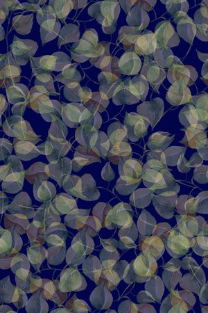 绿植树叶印花华亿平台图片