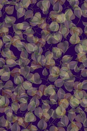 绿植树叶印花华亿平台图片