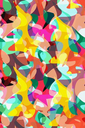 抽象男装印花华亿平台图片