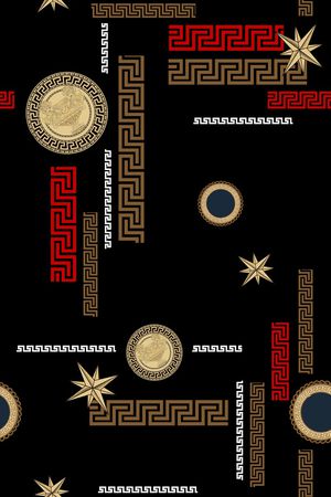 几何印花华亿平台图片