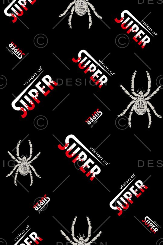 蜘蛛印花华亿平台图片