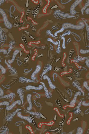 民族风图案印花华亿平台图片