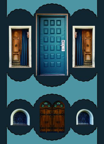 几何印花华亿平台图片