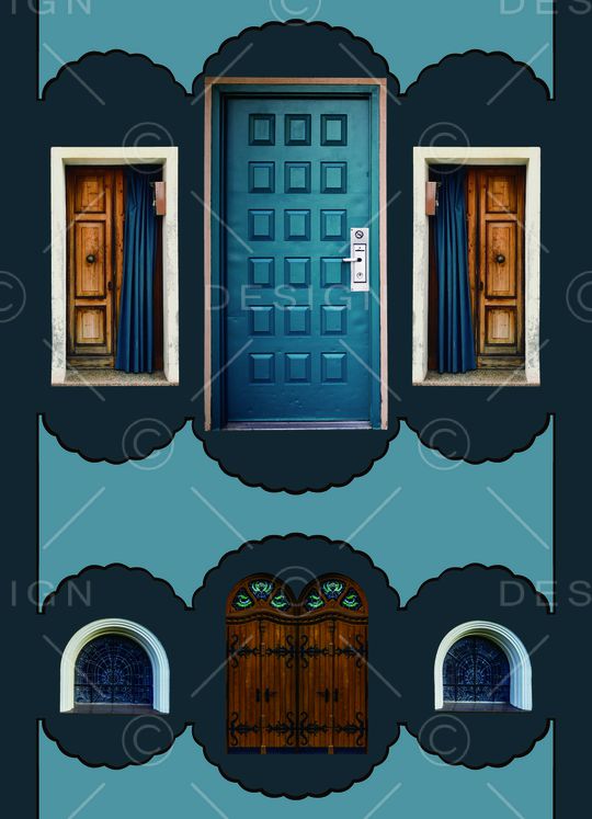 几何印花华亿平台图片