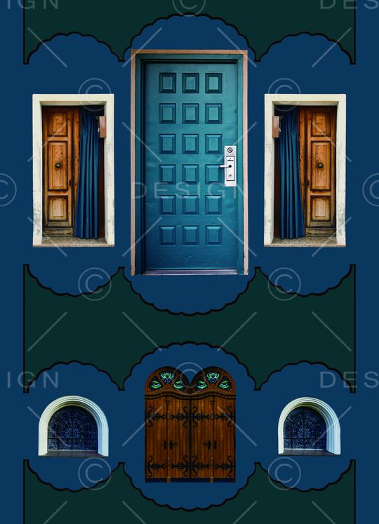 几何印花华亿平台图片