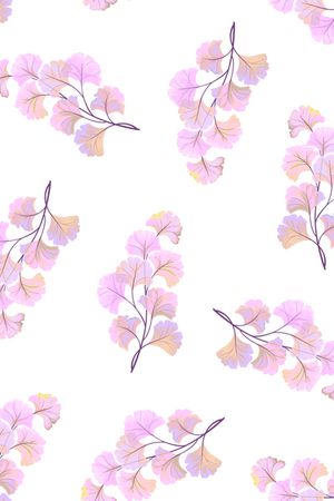 银杏叶子印花华亿平台图片