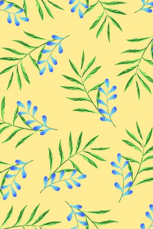 清爽底花卉印花华亿平台图片