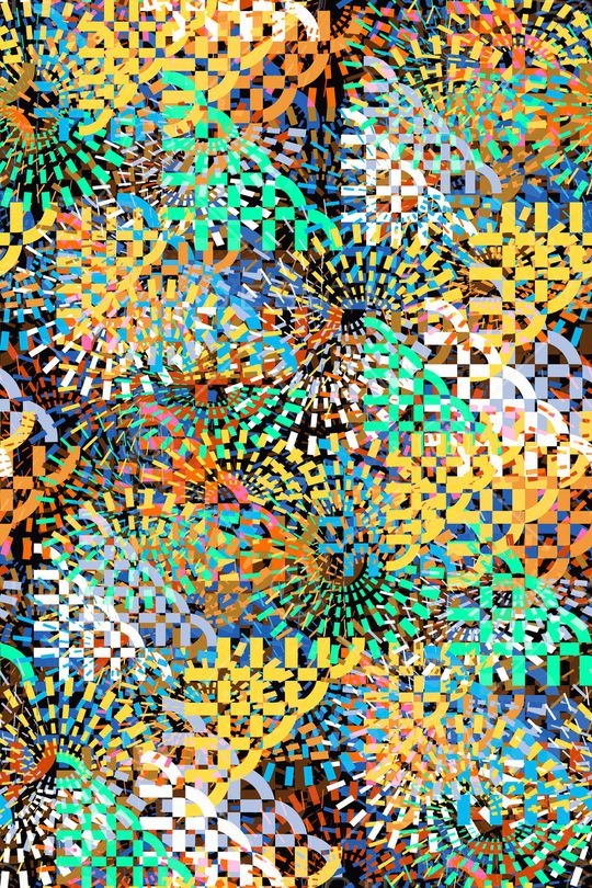 抽象男装印花华亿平台图片