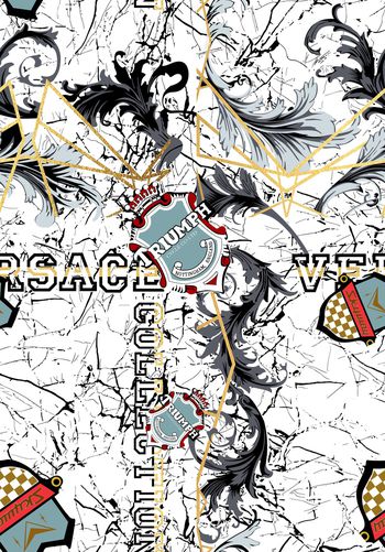 字母印花华亿平台图片