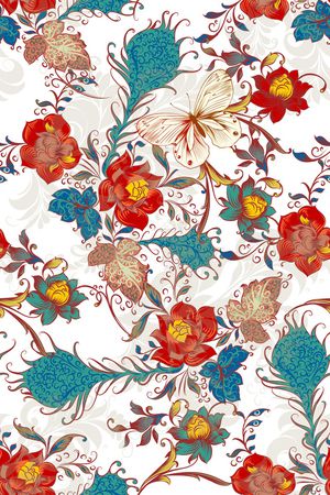 蝴蝶印花华亿平台图片