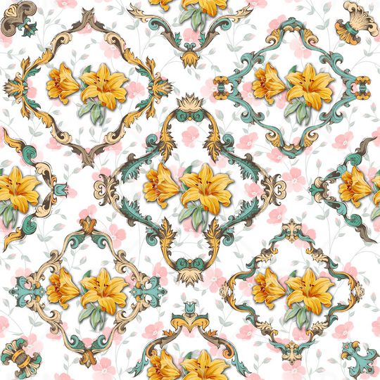 春夏华亿平台印花华亿平台图片