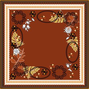 抽象花卉印花华亿平台图片