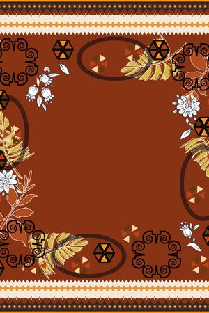 抽象花卉印花华亿平台图片