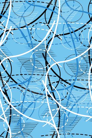 抽象男装印花华亿平台图片