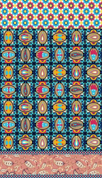 几何印花华亿平台图片