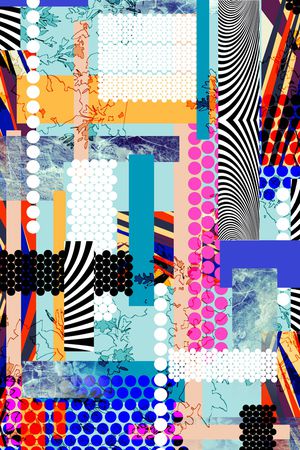 几何印花华亿平台图片