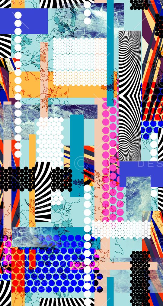 几何印花华亿平台图片