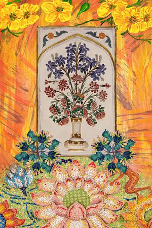 定位花印花华亿平台图片