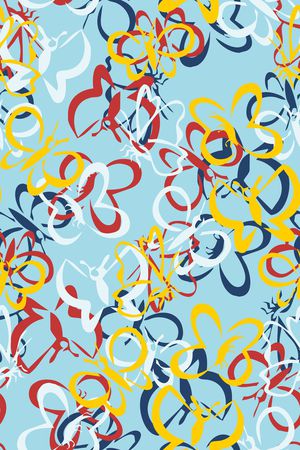 抽象男装印花华亿平台图片