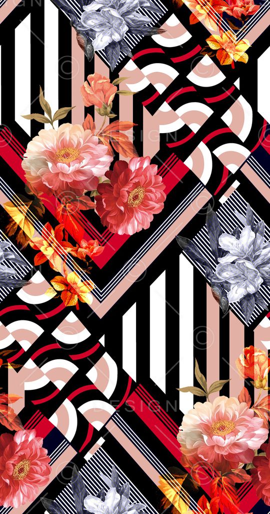 几何印花华亿平台图片