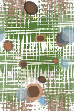 圆圈与波点印花华亿平台图片