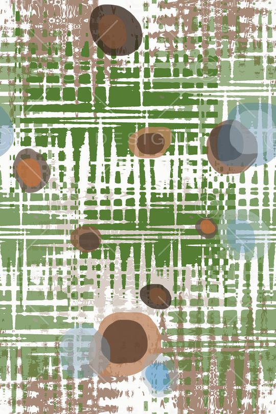 圆圈与波点印花华亿平台图片