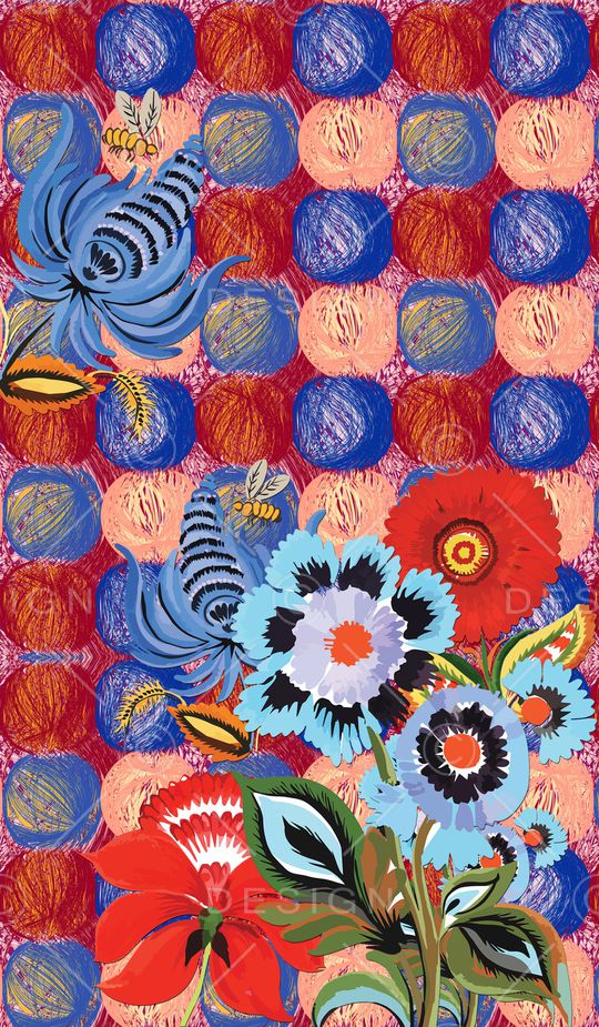 定位花印花华亿平台图片