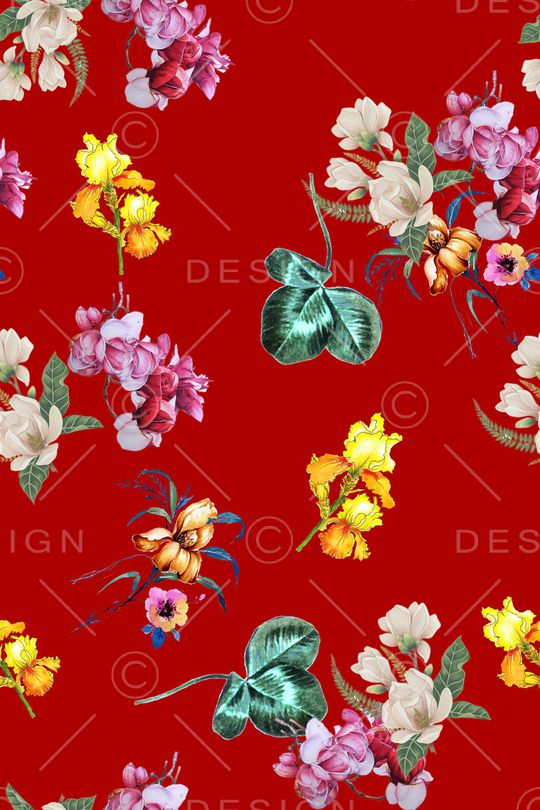 小碎花印花华亿平台图片