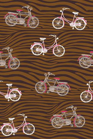 动物纹印花华亿平台图片