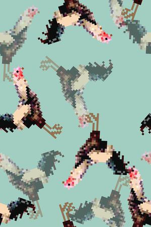 公鸡印花华亿平台图片