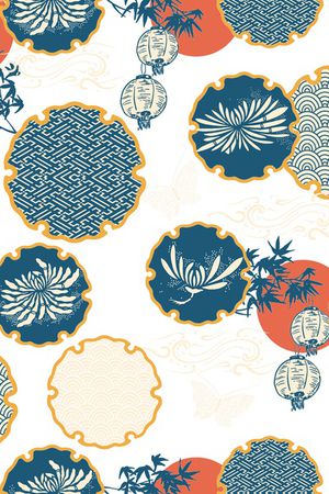 古典花纹印花华亿平台图片