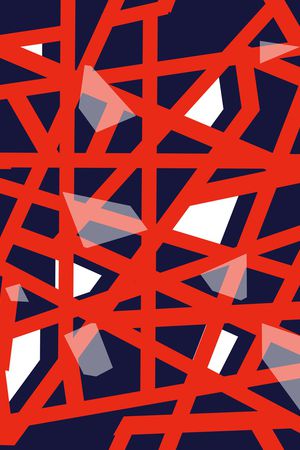 几何印花华亿平台图片