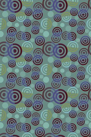 圆圈与波点印花华亿平台图片