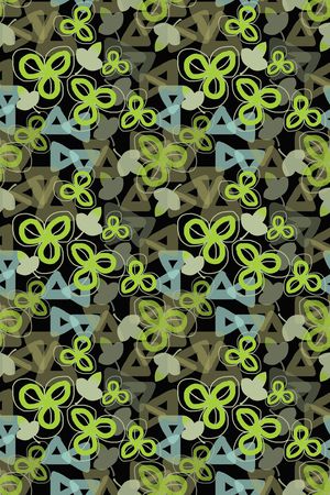 几何印花华亿平台图片