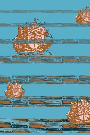 几何印花华亿平台图片