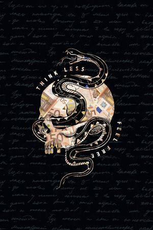 骷髅大蛇印花华亿平台图片