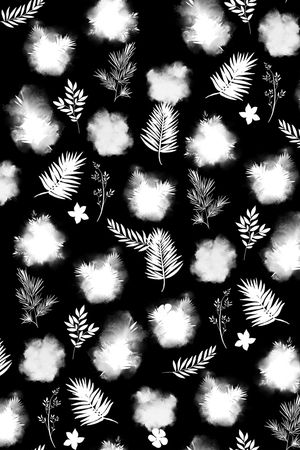 水墨风印花华亿平台图片