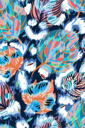 抽象印花华亿平台图片