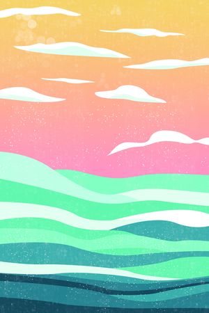 海浪印花华亿平台图片