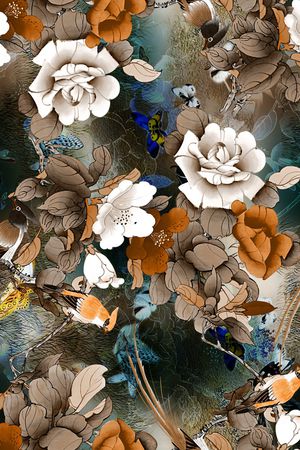 香云纱印花华亿平台图片