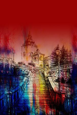 抽象印花华亿平台图片