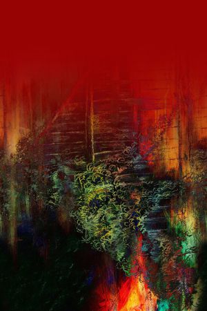 抽象印花华亿平台图片