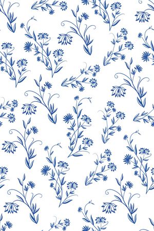 青花瓷印花华亿平台图片