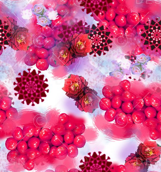 水果印花华亿平台图片